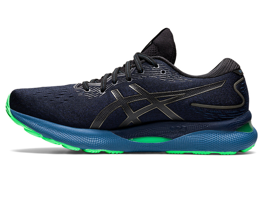 Running Shoes Asics Gel-Nimbus 24 Masculino Pretas Cinzentas | 8549-XZNKC