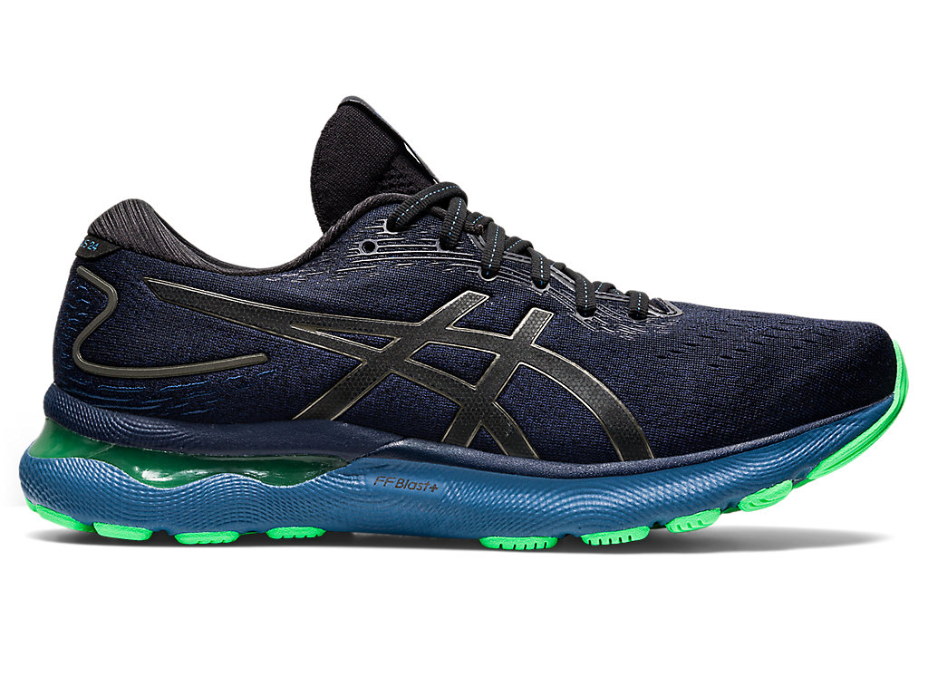 Running Shoes Asics Gel-Nimbus 24 Masculino Pretas Cinzentas | 8549-XZNKC