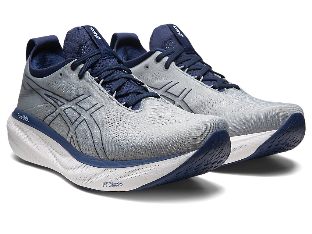 Running Shoes Asics Gel-Nimbus 25 Extra Largos Masculino Azul Anil Azuis | 7684-WRNTK