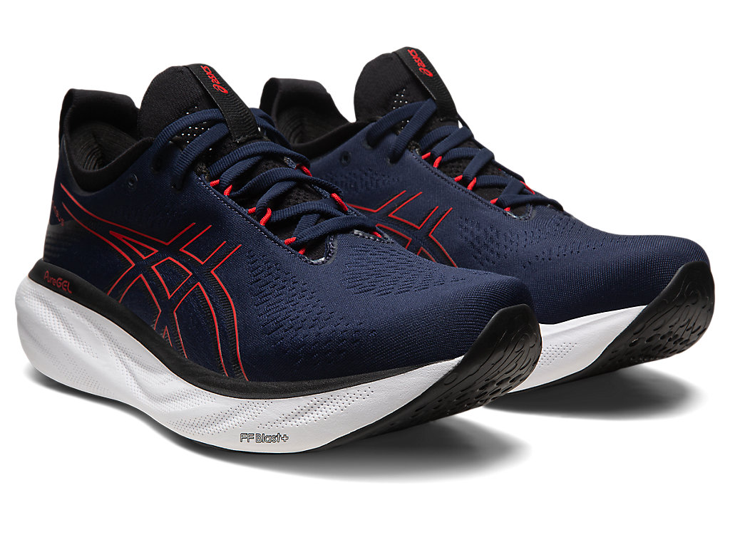 Running Shoes Asics Gel-Nimbus 25 Masculino Vermelhas | 3549-FHIAN