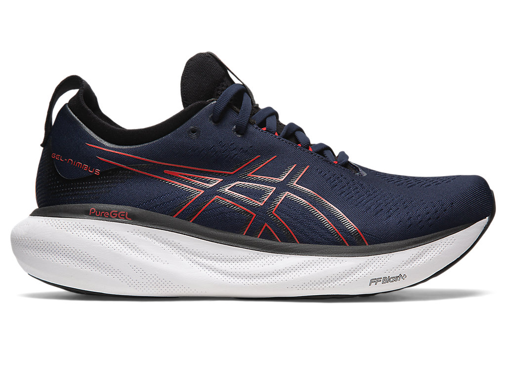 Running Shoes Asics Gel-Nimbus 25 Masculino Vermelhas | 3549-FHIAN