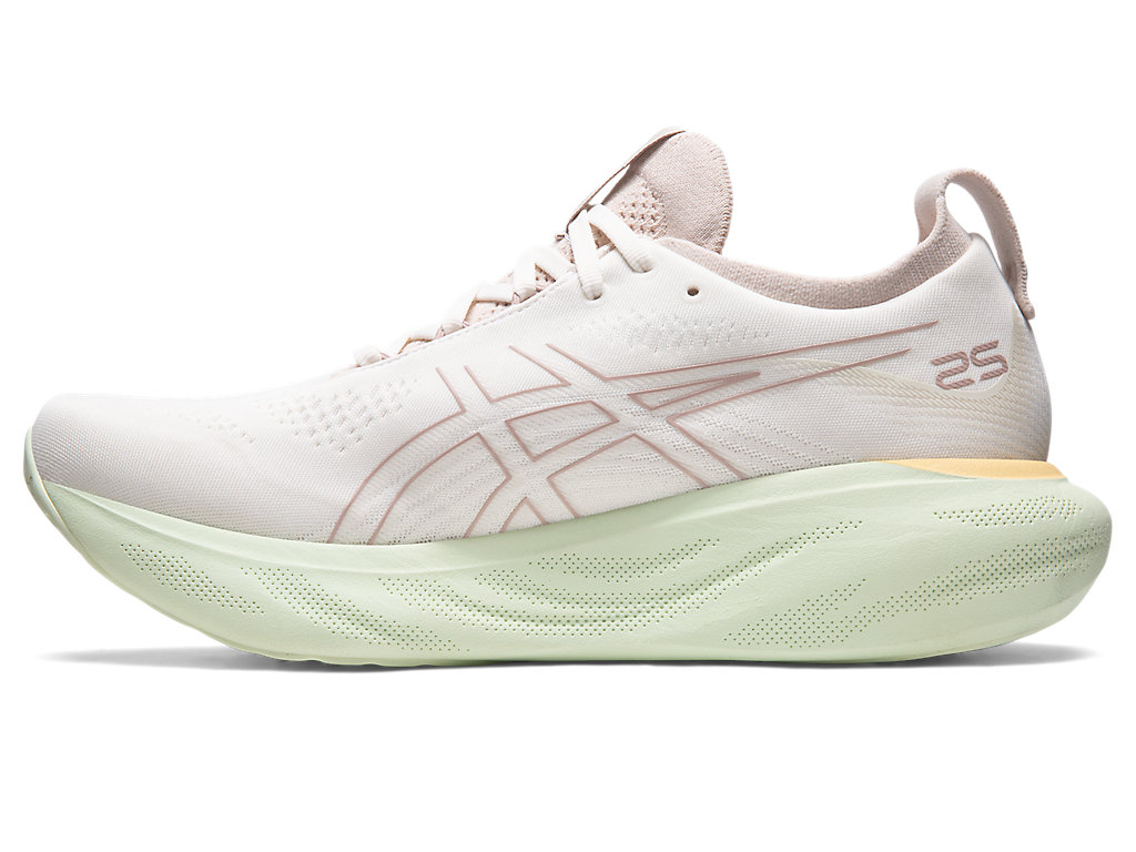 Running Shoes Asics Gel-Nimbus 25 Masculino Creme | 5483-EUSOQ