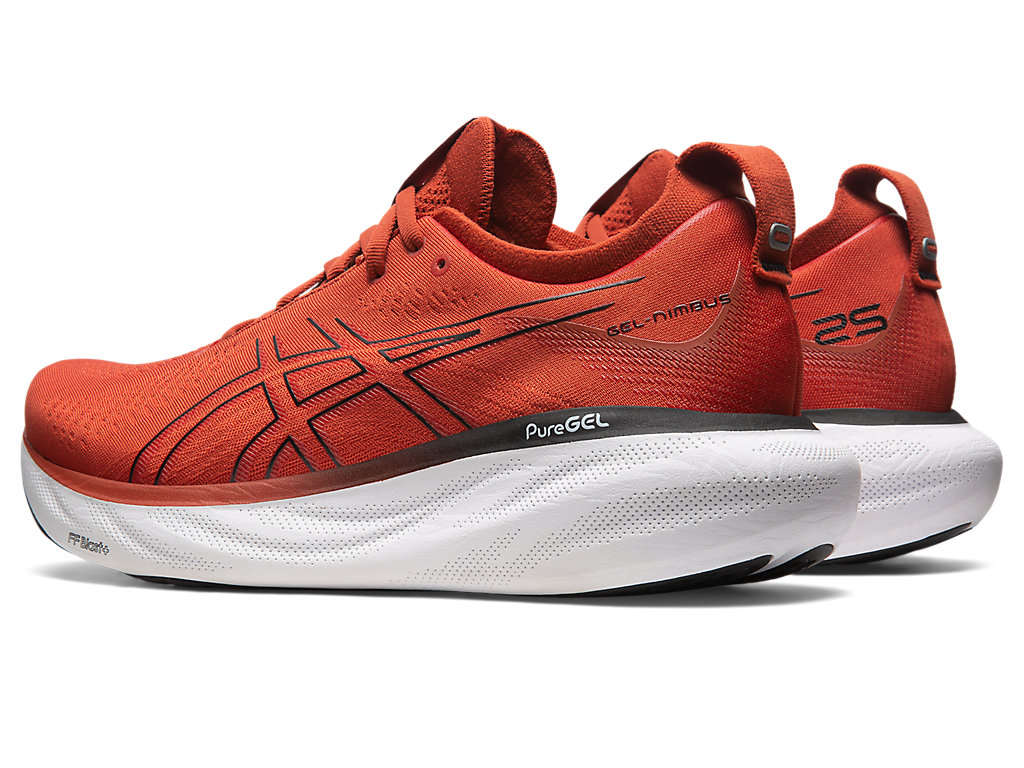 Running Shoes Asics Gel-Nimbus 25 Masculino Marrom Pretas | 7069-TSFKO