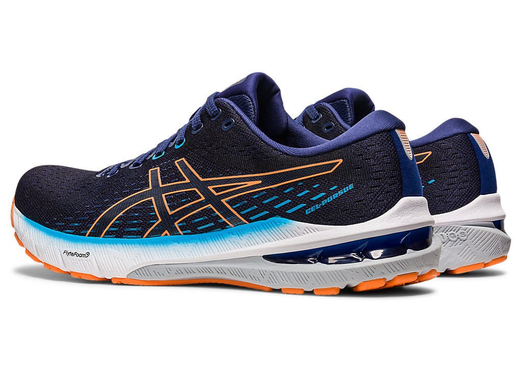 Running Shoes Asics Gel-Pursue 8 Masculino Azul Anil Azuis Laranja | 8316-OAXHG