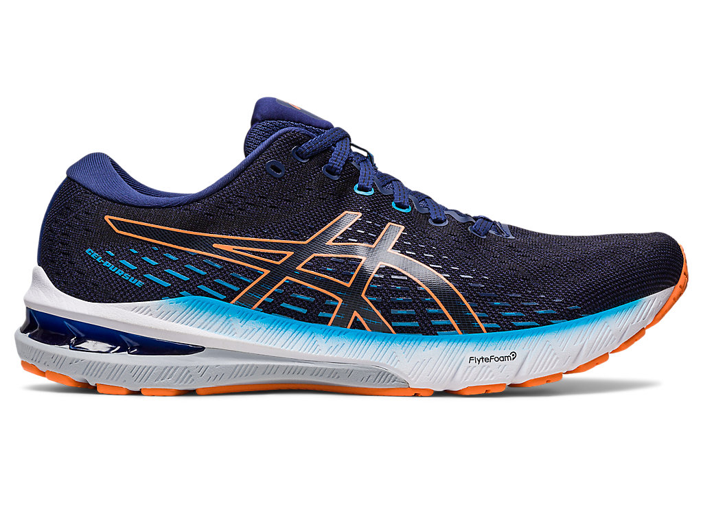 Running Shoes Asics Gel-Pursue 8 Masculino Azul Anil Azuis Laranja | 8316-OAXHG