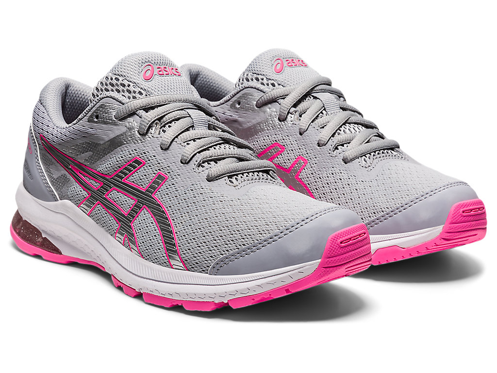 Running Shoes Asics Gt-1000 10 Grade School Criança Cinzentas Prateadas | 0435-TVBZH