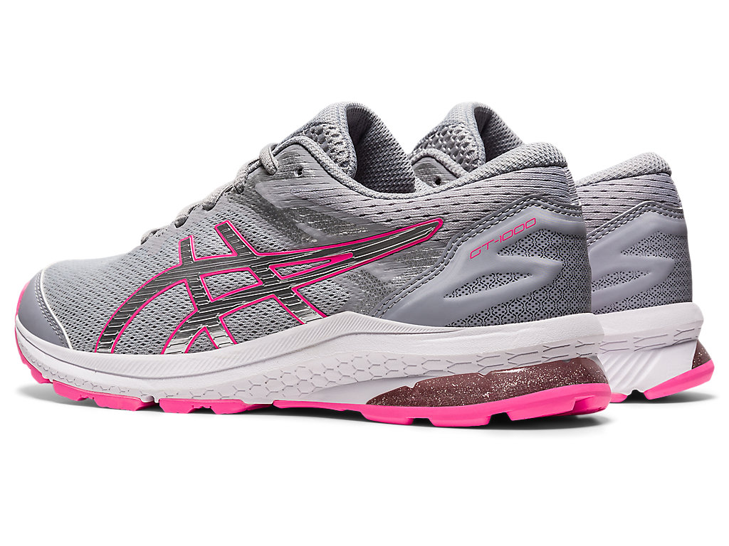 Running Shoes Asics Gt-1000 10 Grade School Criança Cinzentas Prateadas | 0435-TVBZH