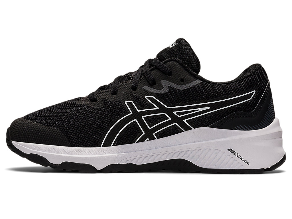 Running Shoes Asics Gt-1000 11 Grade School Criança Pretas Branco | 5937-QXDLO