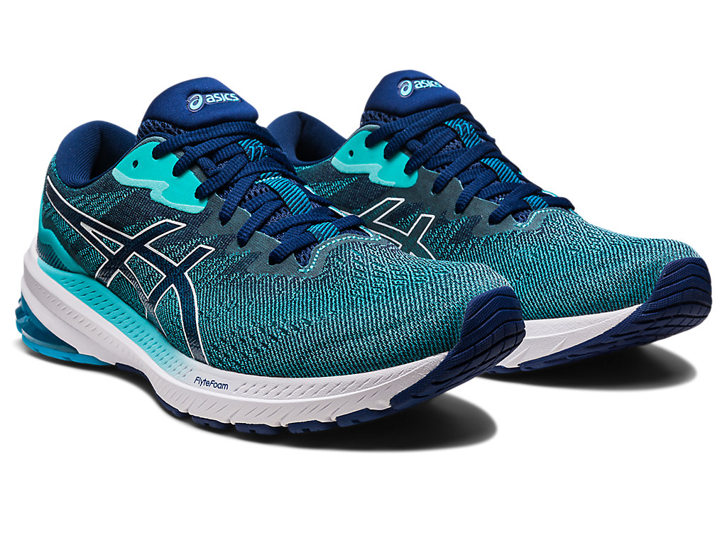 Running Shoes Asics Gt-1000 11 Masculino Menta Azuis | 0518-CTZJU