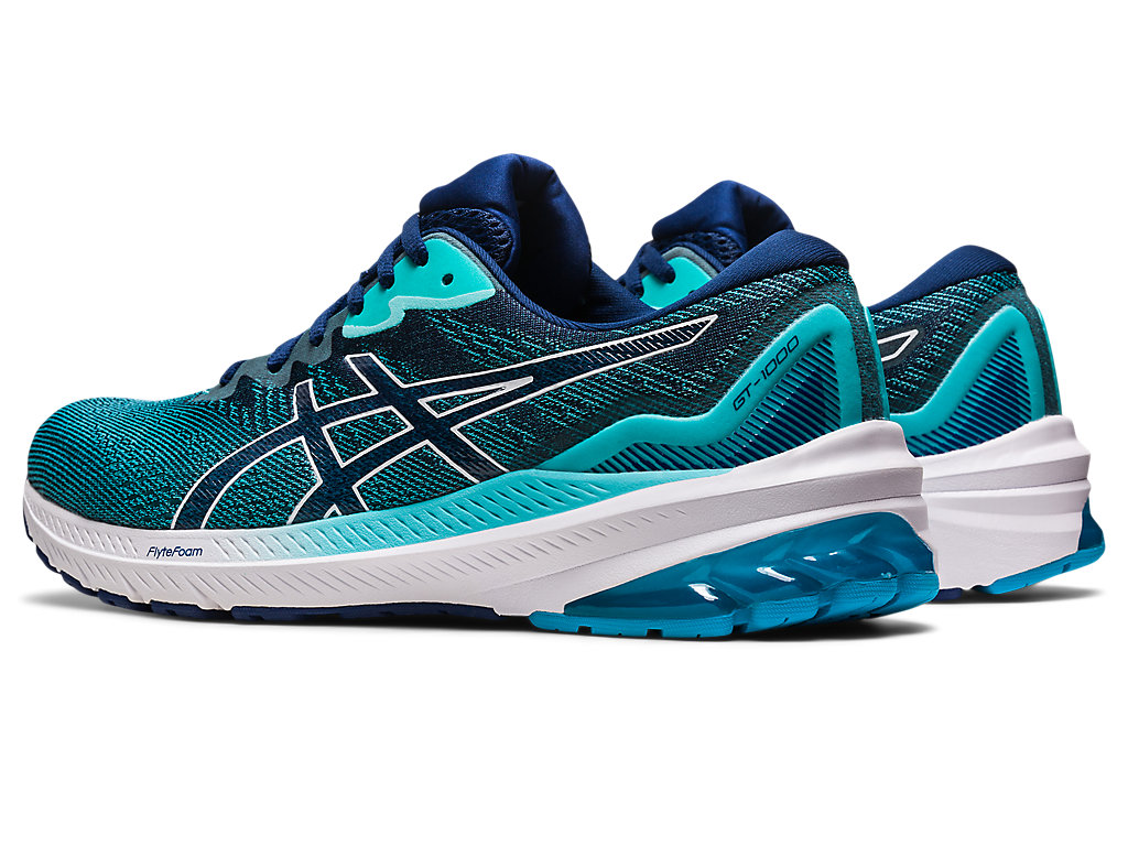 Running Shoes Asics Gt-1000 11 Masculino Menta Azuis | 0518-CTZJU