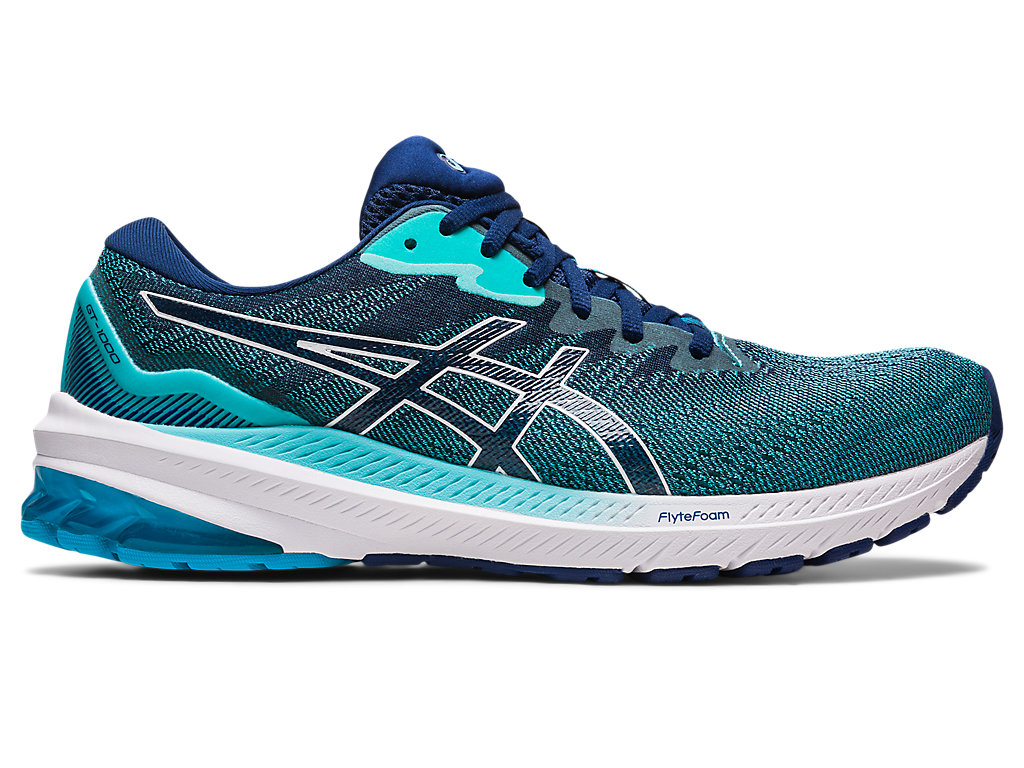 Running Shoes Asics Gt-1000 11 Masculino Menta Azuis | 0518-CTZJU