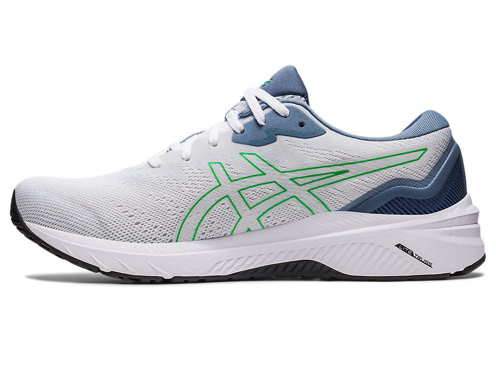 Running Shoes Asics Gt-1000 11 Masculino Branco Cinzentas Azuis | 2034-PNXQR