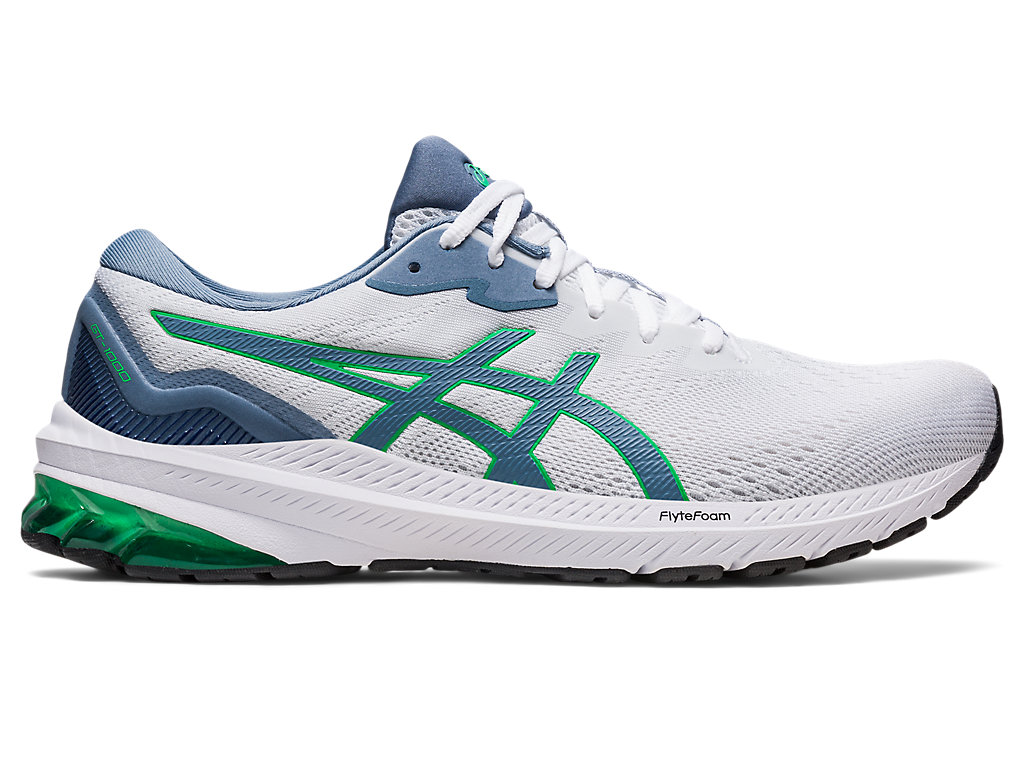 Running Shoes Asics Gt-1000 11 Masculino Branco Cinzentas Azuis | 2034-PNXQR