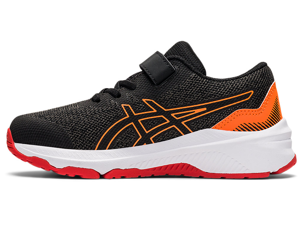 Running Shoes Asics Gt-1000 11 Pre-School Criança Cinzentas Escuro Vermelhas | 3159-DZNYK