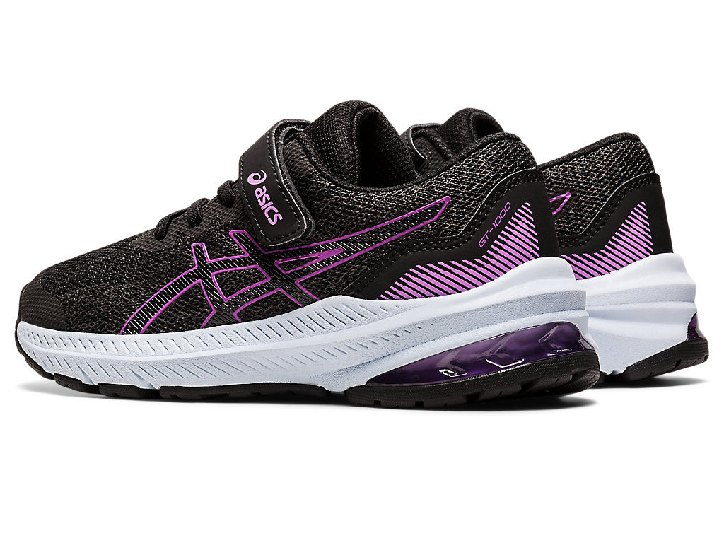 Running Shoes Asics Gt-1000 11 Pre-School Criança Cinzentas Escuro Roxo | 3651-NCLIS