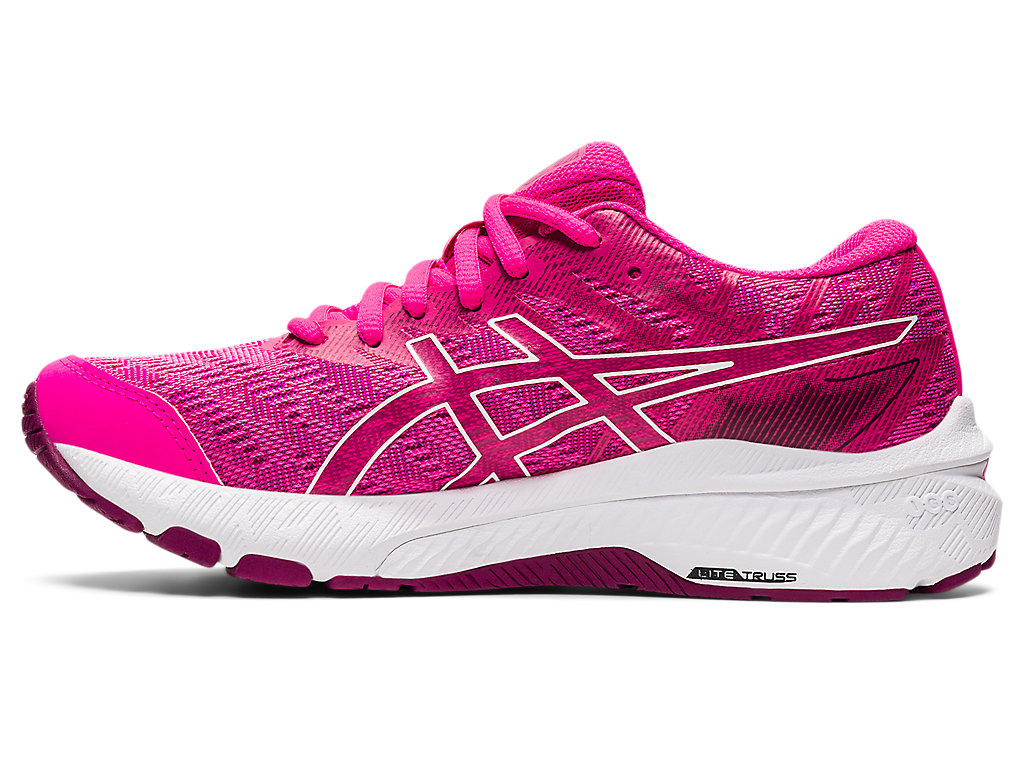 Running Shoes Asics Gt-2000 10 Grade School Criança Rosa Branco | 8096-PKQLM