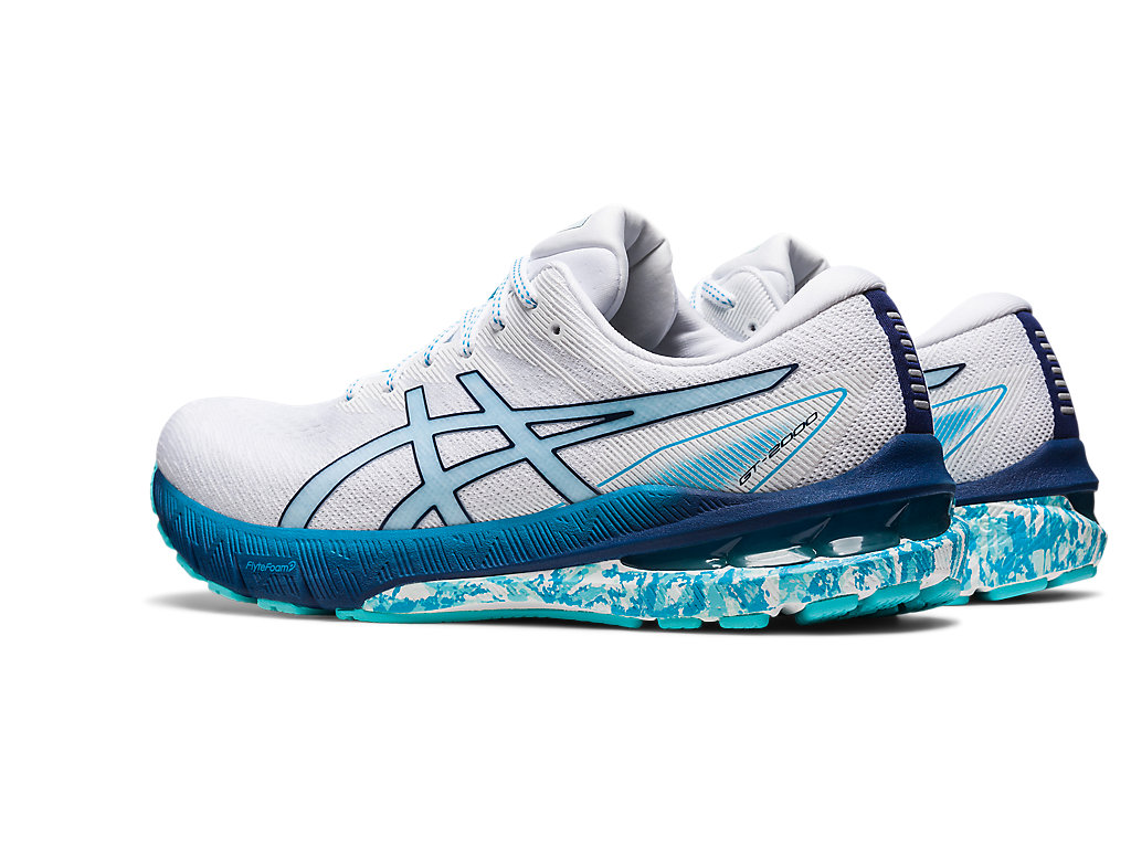 Running Shoes Asics Gt-2000 10 Masculino Branco Menta | 8740-TVULF