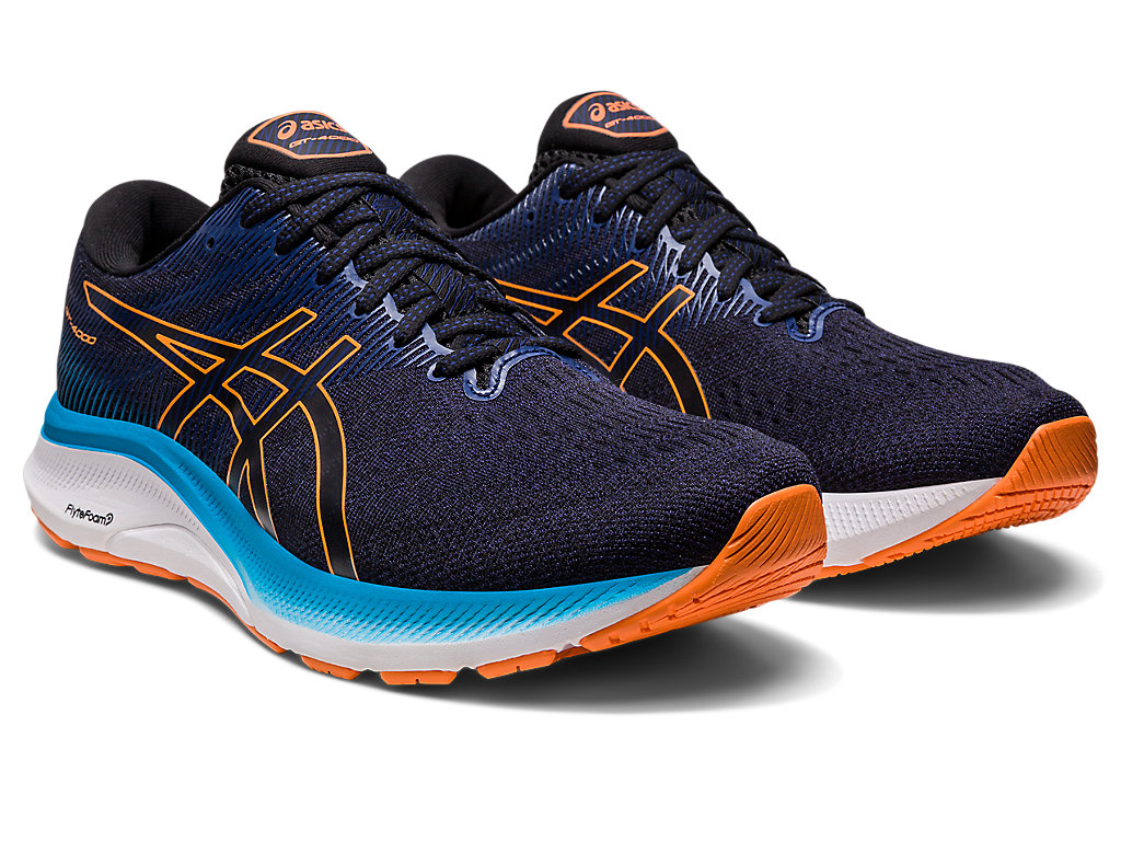 Running Shoes Asics Gt-4000 3 (2E) Masculino Pretas Laranja Coral | 7549-KOFZN