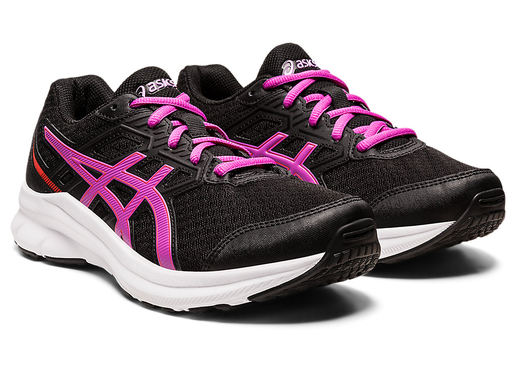 Running Shoes Asics Jolt 3 Grade School Criança Pretas Roxo | 6097-XOAPE