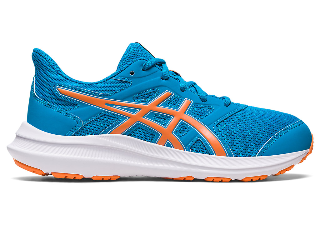 Running Shoes Asics Jolt 4 Grade School Criança Azuis Laranja Coral | 8271-ARXZE