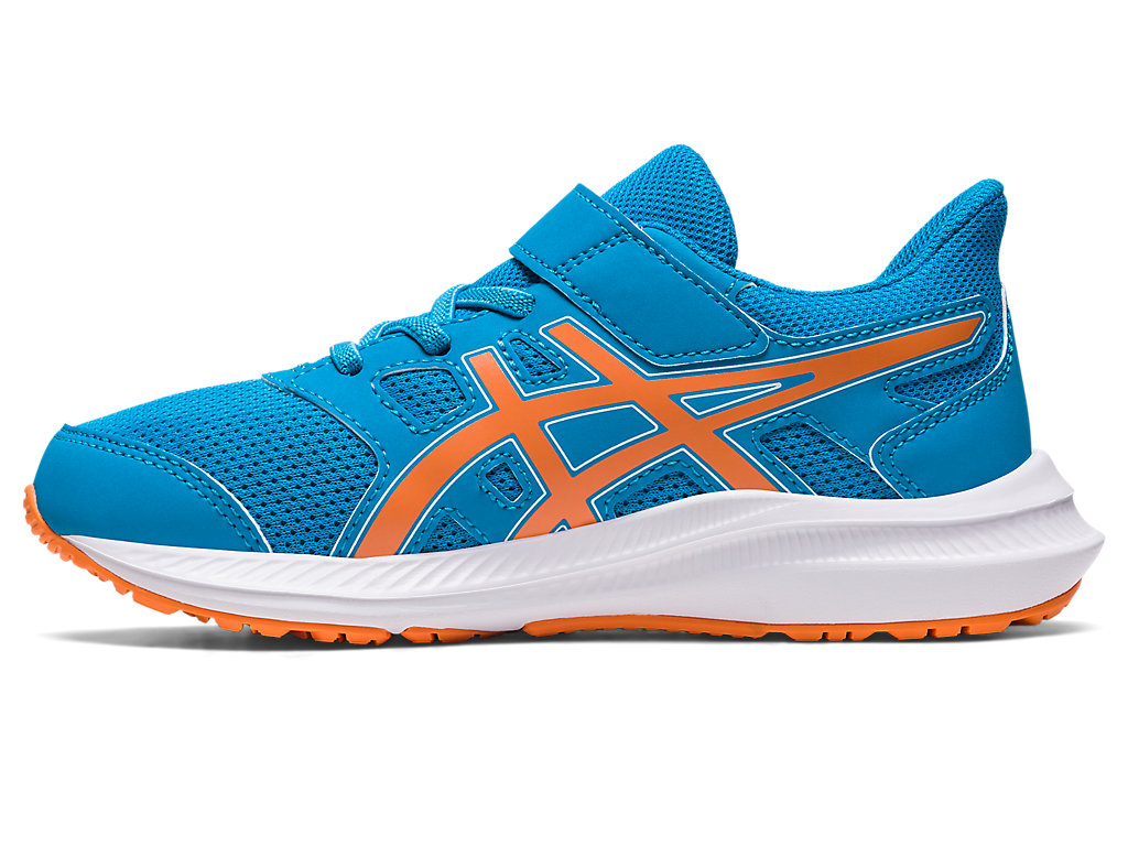 Running Shoes Asics Jolt 4 Pre-School Criança Azuis Laranja Coral | 5074-MBQVO