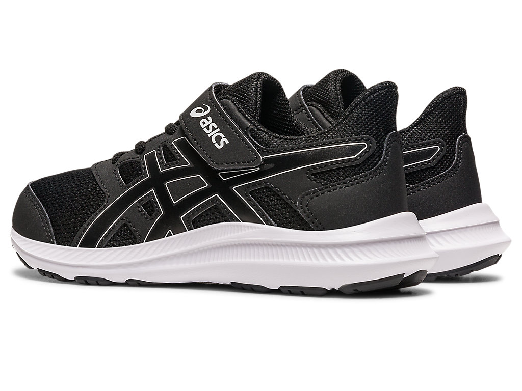 Running Shoes Asics Jolt 4 Pre-School Criança Pretas Branco | 9430-AFYJX