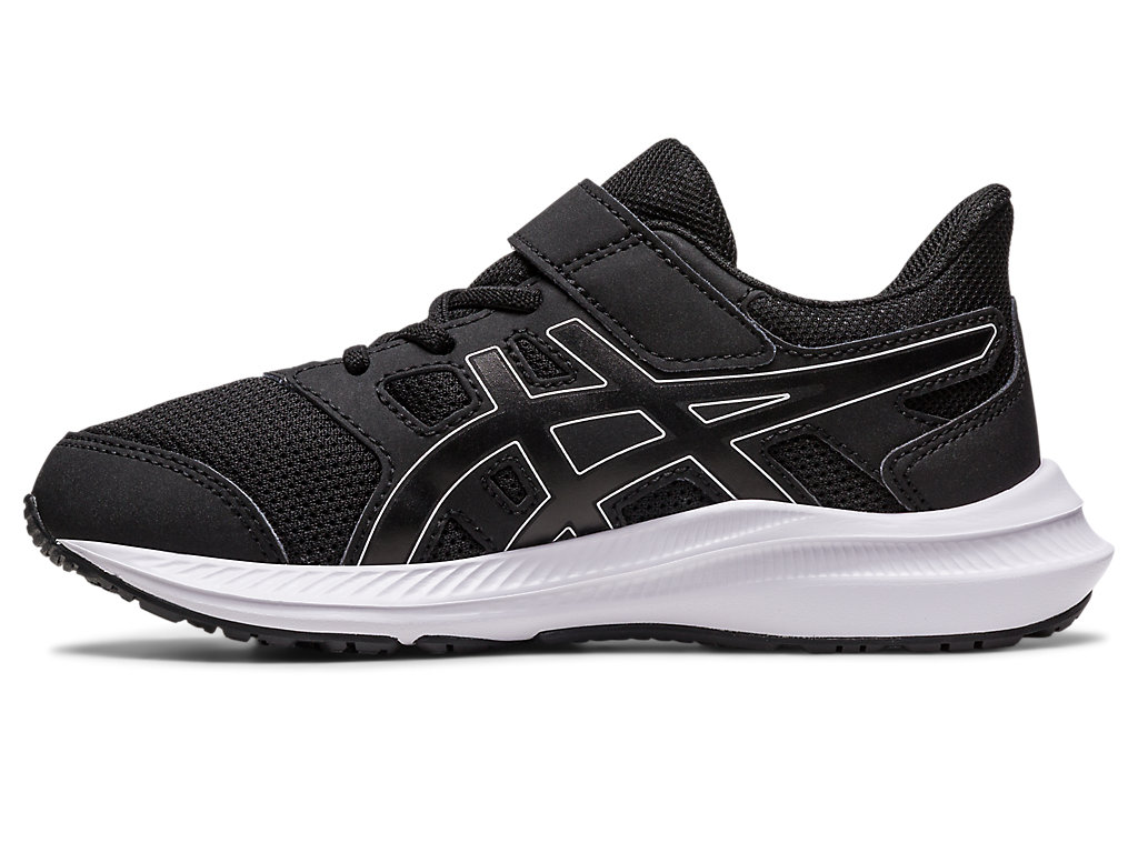 Running Shoes Asics Jolt 4 Pre-School Criança Pretas Branco | 9430-AFYJX