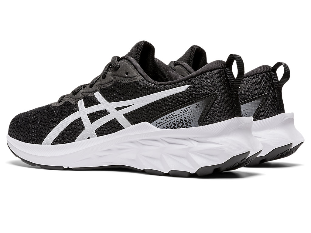 Running Shoes Asics Novablast 2 Grade School Criança Pretas Branco | 4312-OQWTV