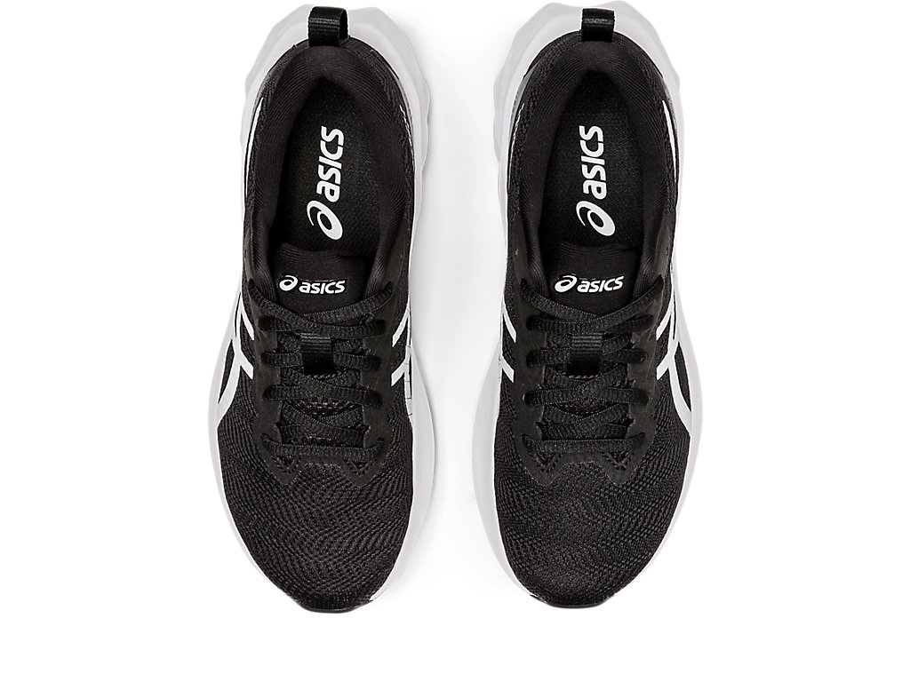 Running Shoes Asics Novablast 2 Grade School Criança Pretas Branco | 4312-OQWTV