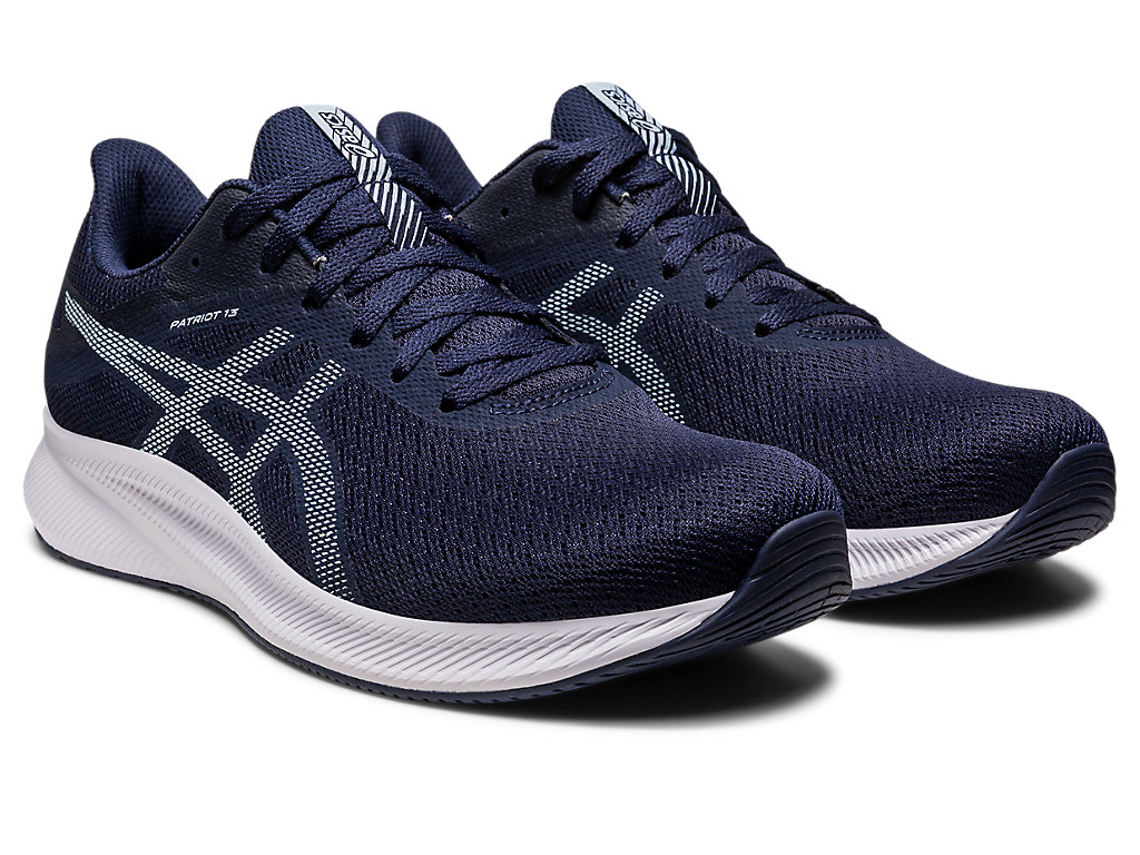 Running Shoes Asics Patriot 13 Masculino Azuis | 1690-VHQMB