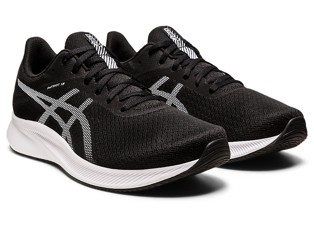 Running Shoes Asics Patriot 13 Masculino Pretas Branco | 1790-HNVBU