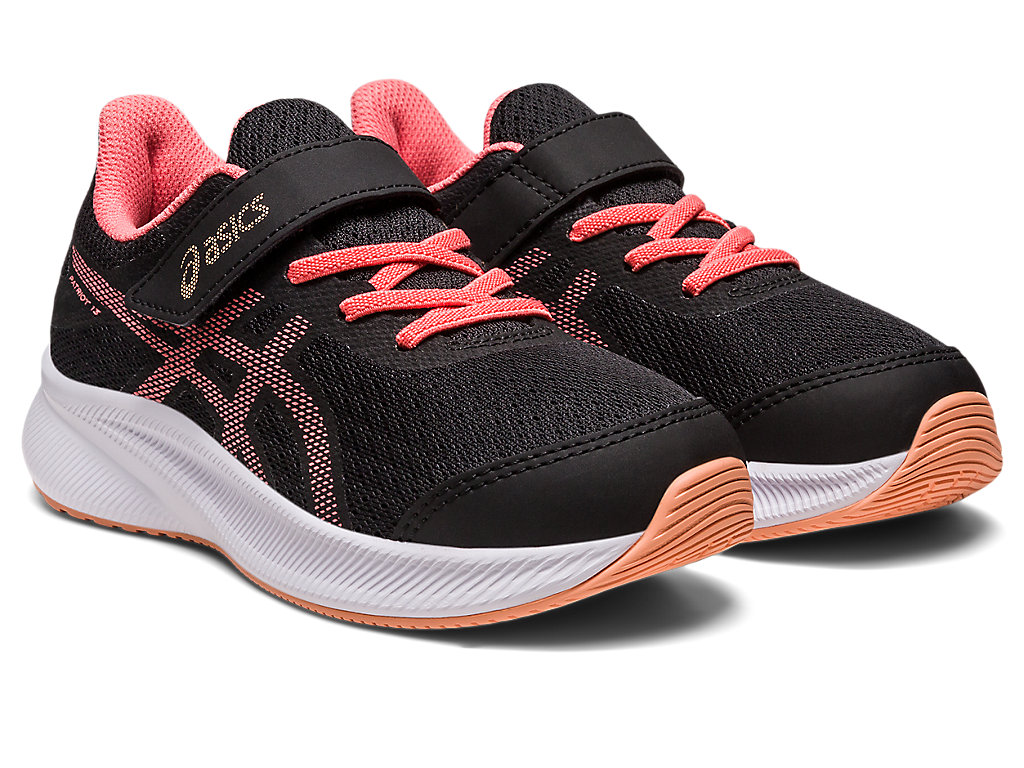 Running Shoes Asics Patriot 13 Pre-School Criança Pretas | 9482-VGXAI