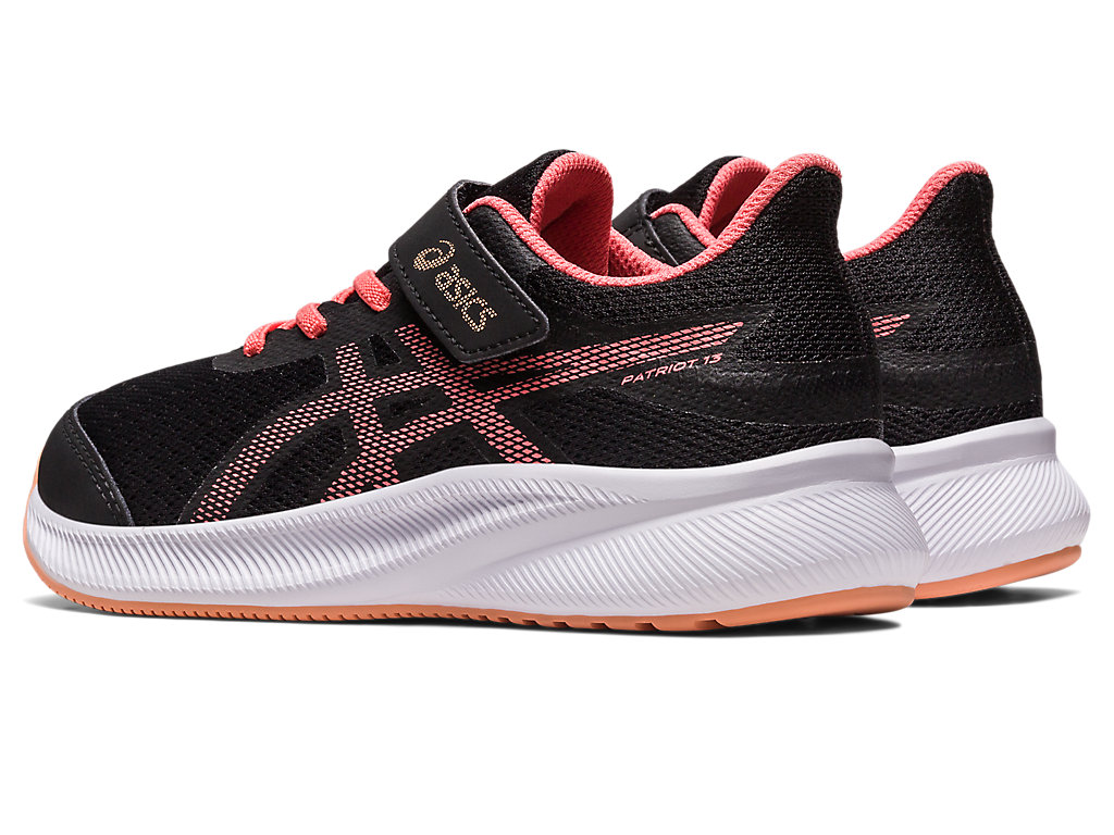 Running Shoes Asics Patriot 13 Pre-School Criança Pretas | 9482-VGXAI