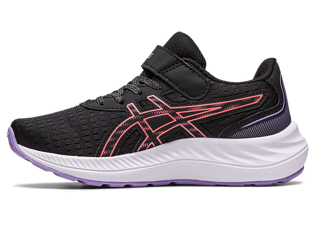 Running Shoes Asics Pre Excite 9 Pre-School Criança Pretas | 1235-VGUJQ