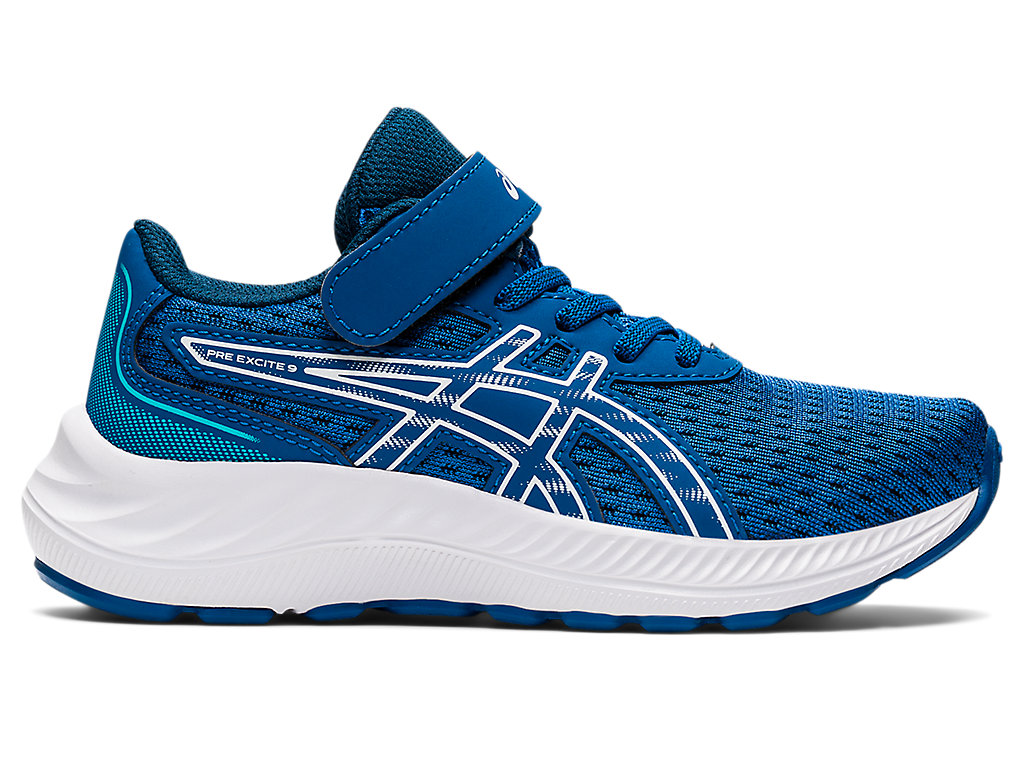 Running Shoes Asics Pre Excite 9 Pre-School Criança Branco | 1296-AYEGR