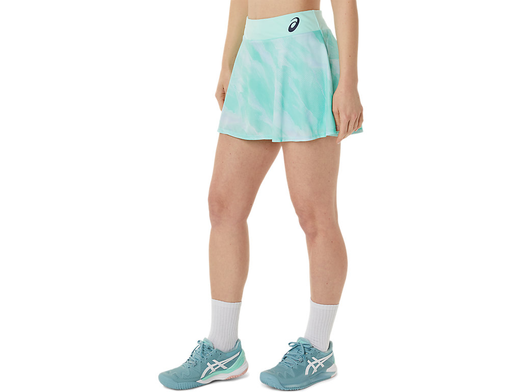 Saias Asics Match Gráficas Skort Feminino Verdes | 2819-WPEHB