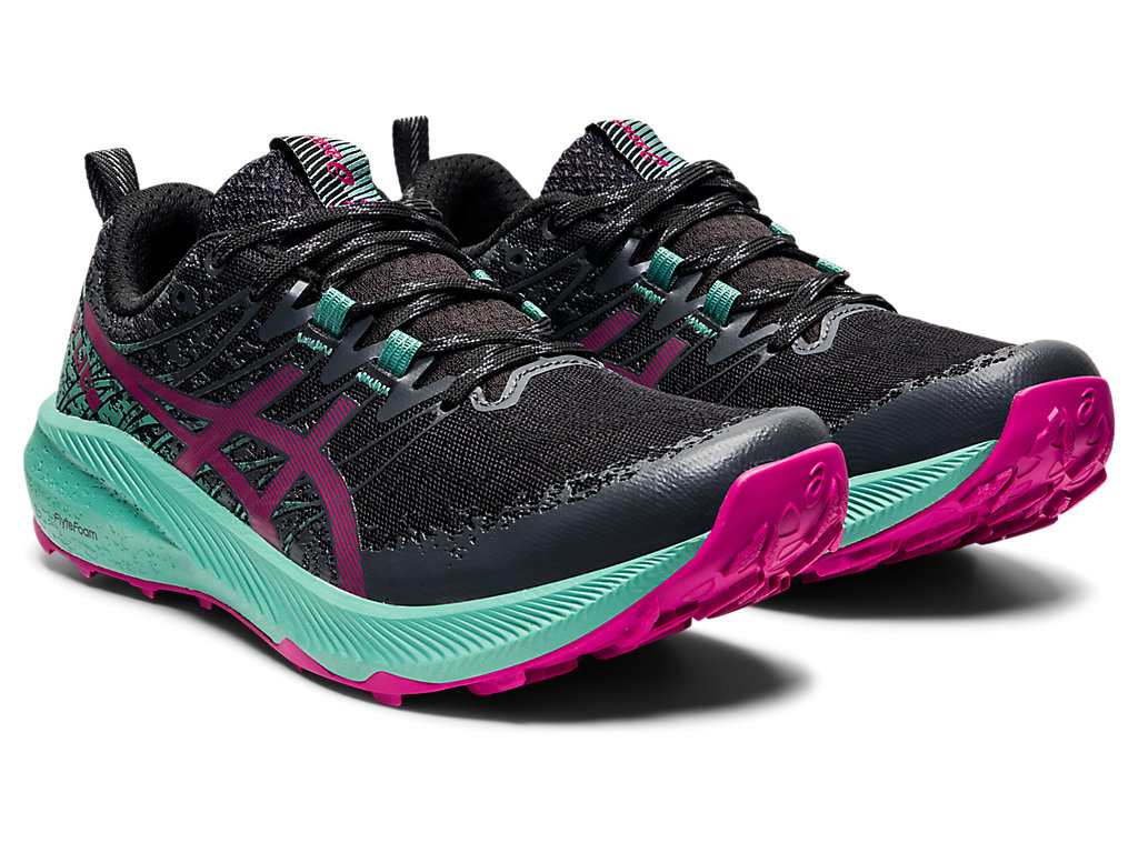 Sapatilhas Trail Running Asics Fuji Lite 2 Feminino Pretas Roxo | 4153-FKPLS