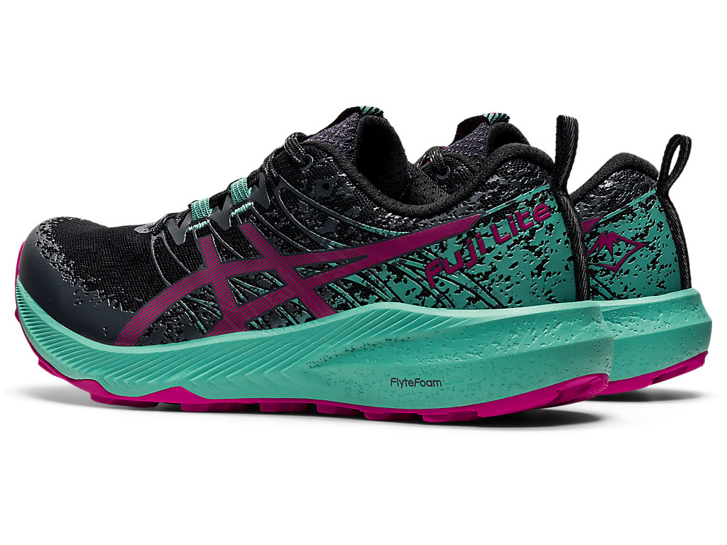 Sapatilhas Trail Running Asics Fuji Lite 2 Feminino Pretas Roxo | 4153-FKPLS