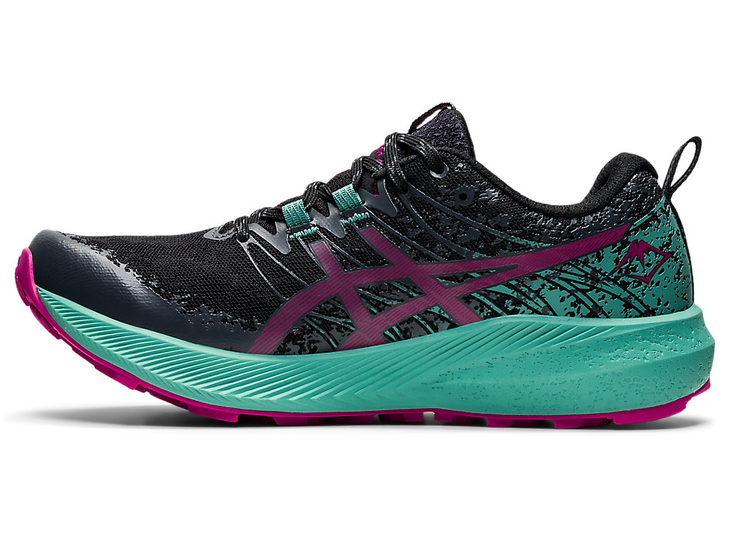 Sapatilhas Trail Running Asics Fuji Lite 2 Feminino Pretas Roxo | 4153-FKPLS