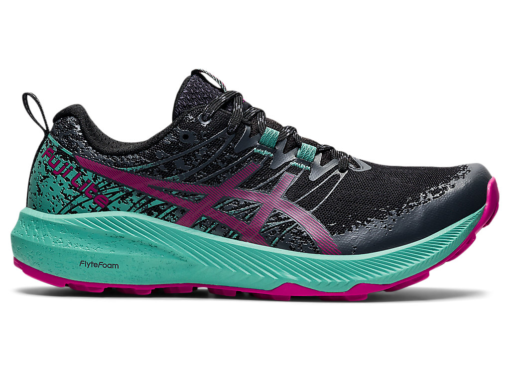 Sapatilhas Trail Running Asics Fuji Lite 2 Feminino Pretas Roxo | 4153-FKPLS