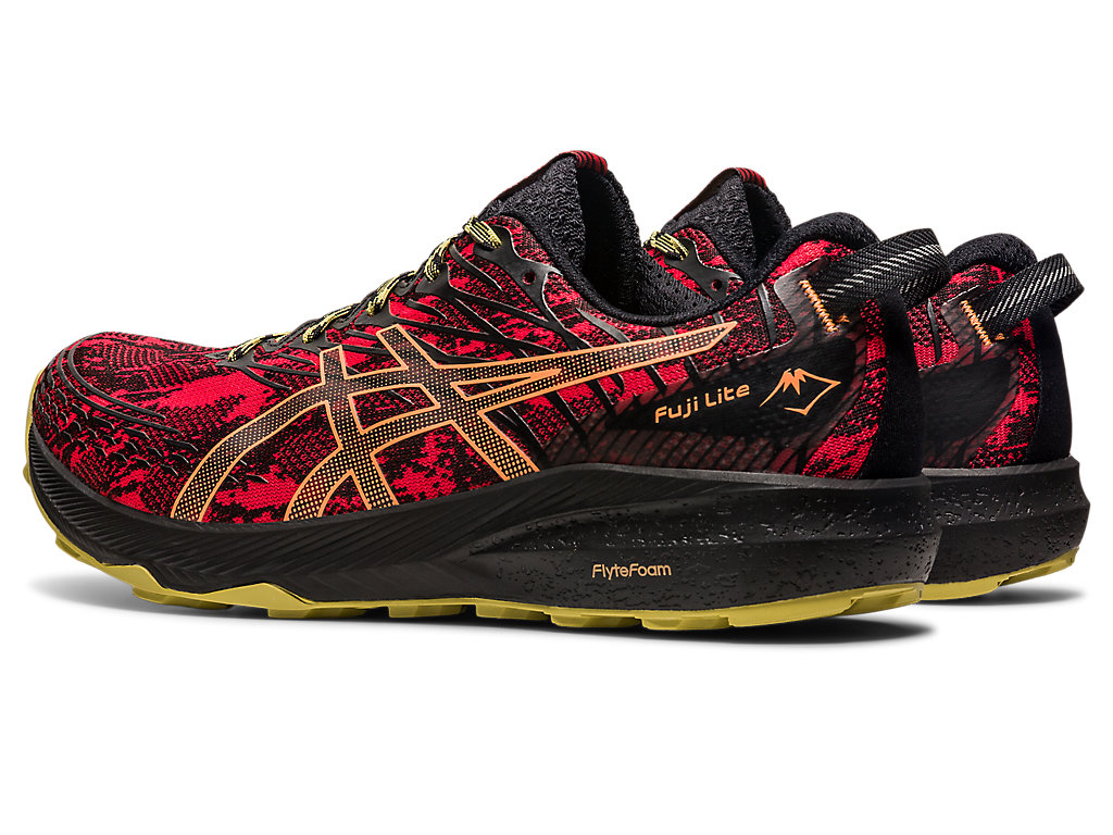 Sapatilhas Trail Running Asics Fuji Lite 3 Masculino Vermelhas Pretas | 6283-OSYPK