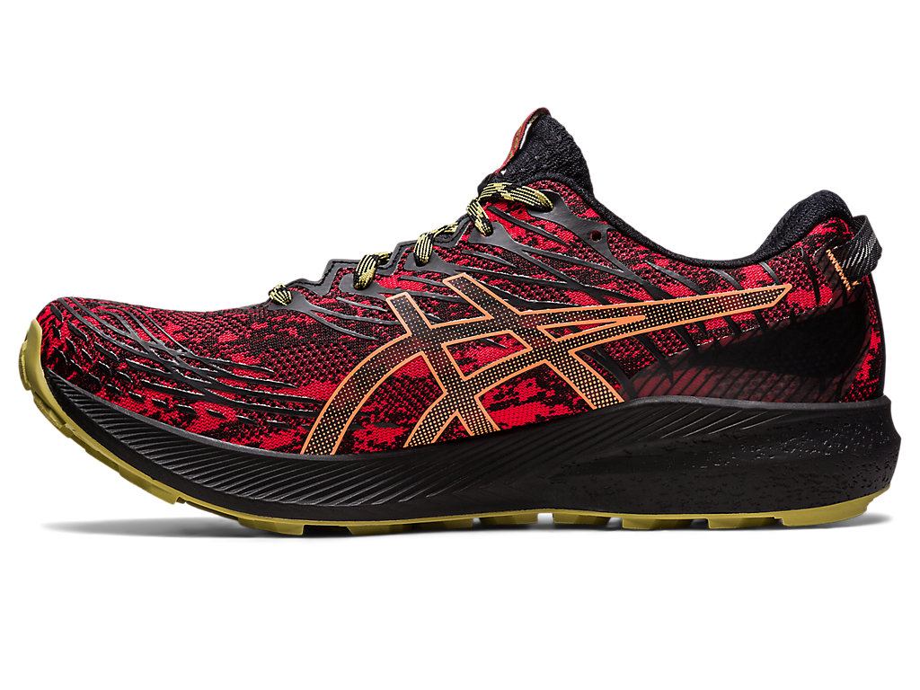 Sapatilhas Trail Running Asics Fuji Lite 3 Masculino Vermelhas Pretas | 6283-OSYPK