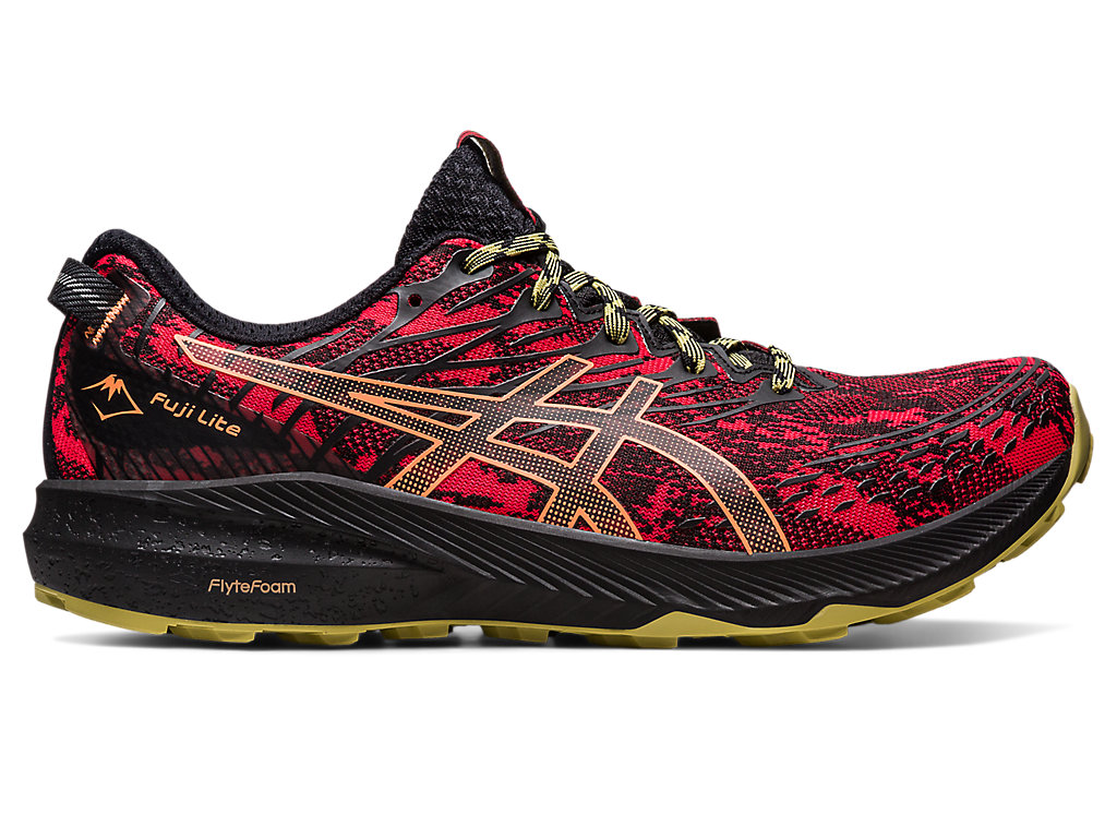 Sapatilhas Trail Running Asics Fuji Lite 3 Masculino Vermelhas Pretas | 6283-OSYPK