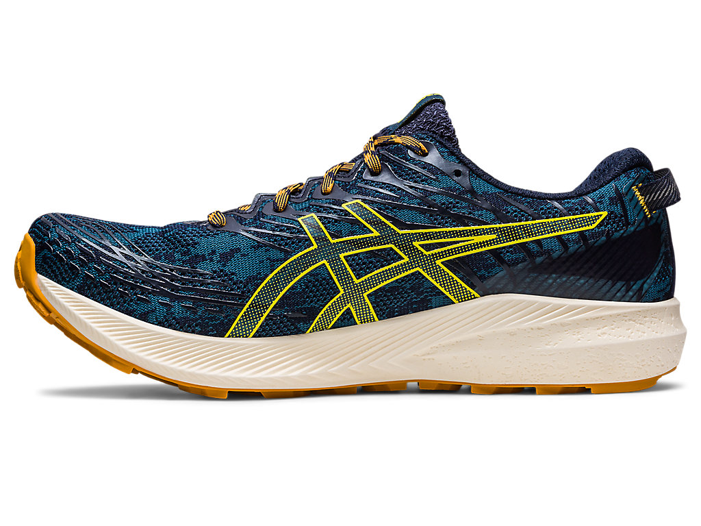 Sapatilhas Trail Running Asics Fuji Lite 3 Masculino Turquesa Amarelas | 7016-WPNXF