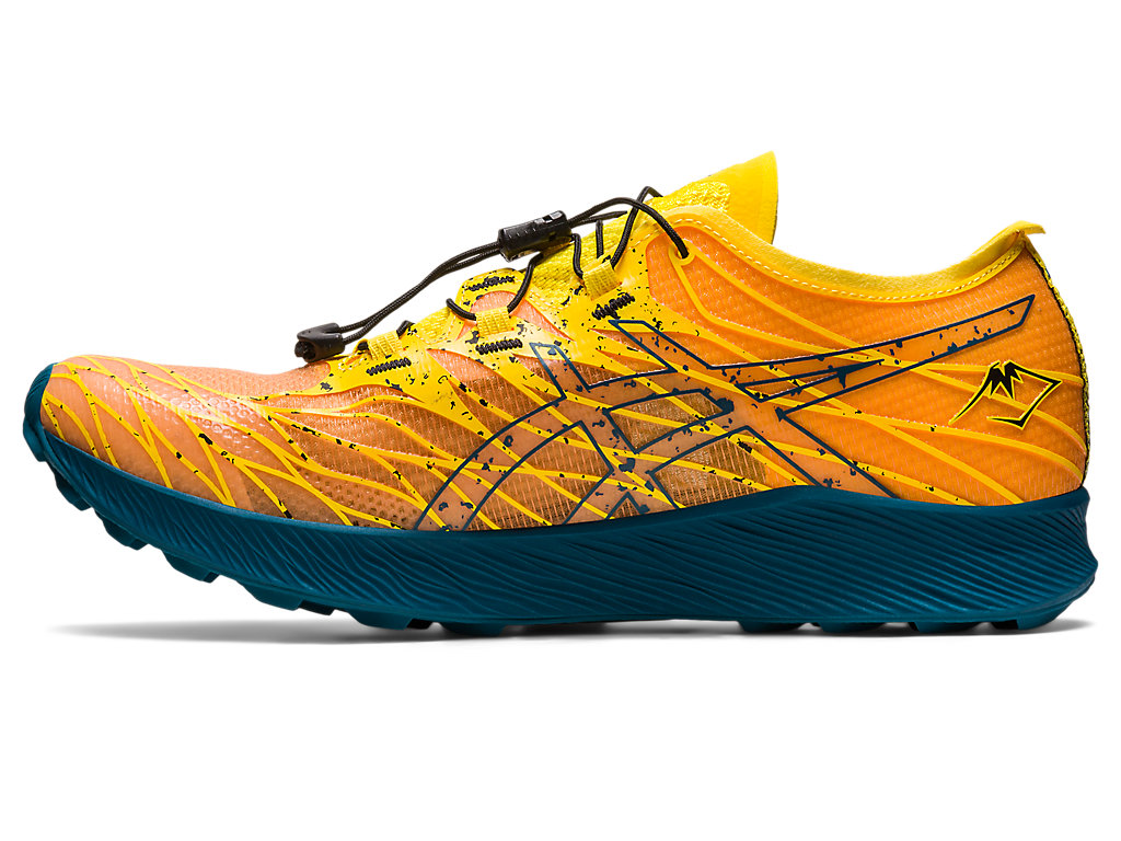 Sapatilhas Trail Running Asics Fujispeed Masculino Amarelas Turquesa | 8390-BMXNK