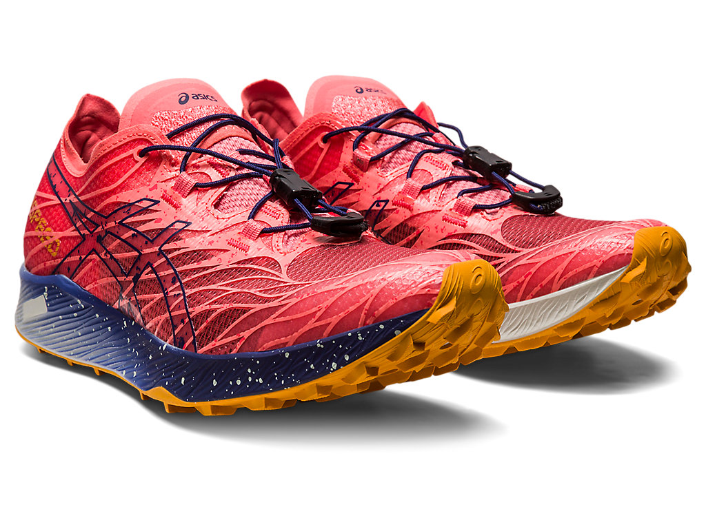 Sapatilhas Trail Running Asics Fujispeed Feminino Azul Anil Azuis | 9130-KDBMU