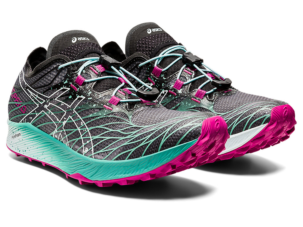 Sapatilhas Trail Running Asics Fujispeed Feminino Pretas | 9712-QLAWS