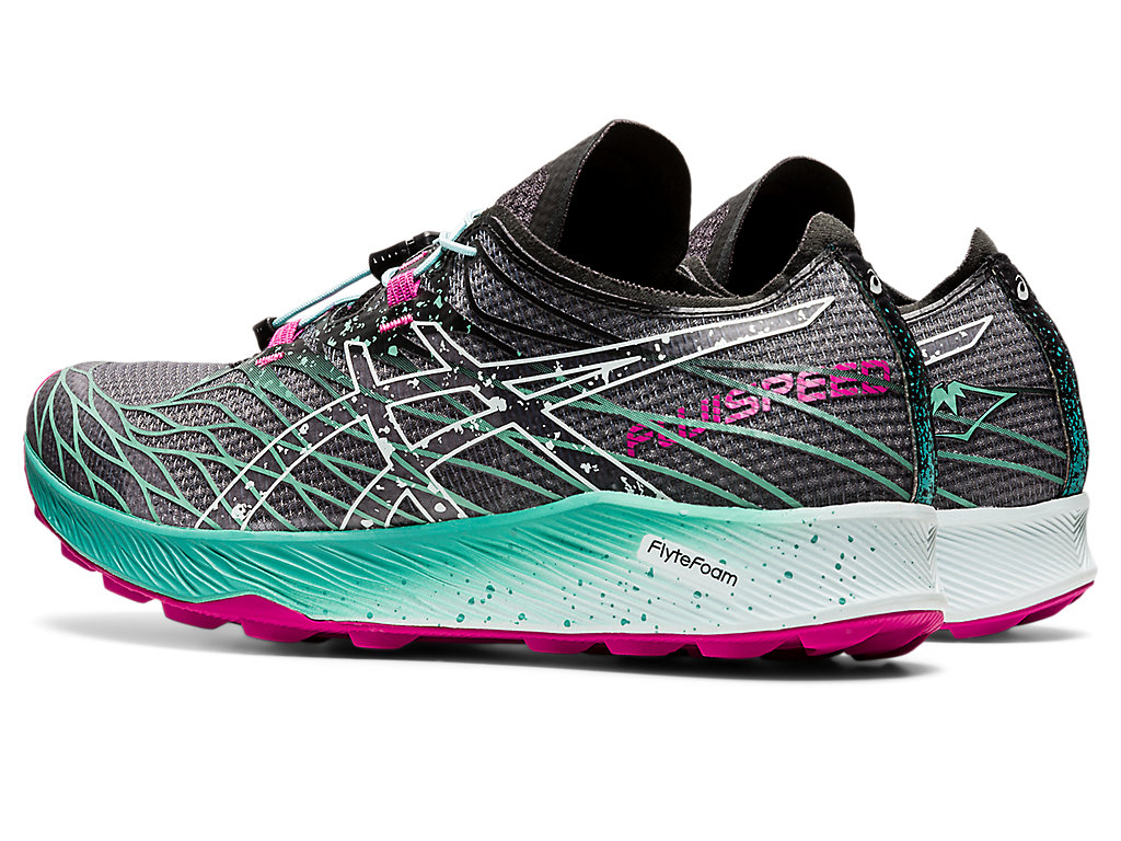 Sapatilhas Trail Running Asics Fujispeed Feminino Pretas | 9712-QLAWS