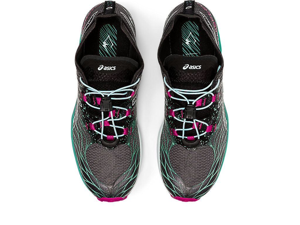 Sapatilhas Trail Running Asics Fujispeed Feminino Pretas | 9712-QLAWS