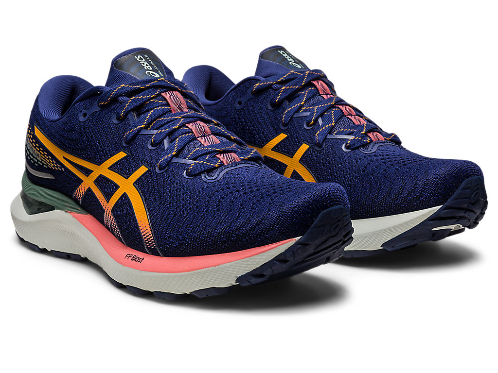 Sapatilhas Trail Running Asics Gel-Cumulus 24 Tr Nature Bathing Feminino Azul Marinho | 9362-SAREN